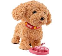 Elnwnnkc Easy to Operate Kids Electric Plush Toy Dog with Walking Barking and Talking Functions and Soft Plush Electric Toy Dog