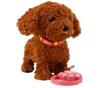 Elnwnnkc Easy to Operate Kids Electric Plush Toy Dog with Walking Barking and Talking Functions and Soft Plush Electric Toy Dog