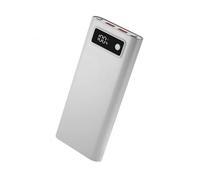 Elnwnnkc Efficient 8x18650 Housing, White FAST VERSION, White E | High Capacity Battery Pack Enclosure with Double USB Port for Fast Charging Outdoor Use Easy to Carry