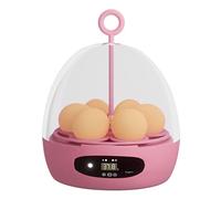 Elnwnnkc Egg Incubator 6 Eggs Incubators for Hatching Eggs Heat and Humidity Control 6 Fully Turnning Poultry Hatcher Automatic Egg Incubator