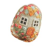 Elnwnnkc Felt Fabric Eggs Shape Cottage Craft Set for Sewing Embellishment Home Decoration and Beginner Festival Gift Fabric Waste Planner