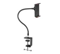 Elnwnnkc Flexible Swanneck Phone Panel Mount Degree Twist Metal Grip For Four Point Seven 11 Foot Devices Modifiable Arm Lengths Firm Hold Plan Rotation For Landscape Portrait Mode