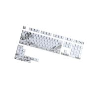 Elnwnnkc Fynmi Ukiyo E Themed Mechanical Keyboards Keycaps PBTs Dying Sublimations 127Key Cherries Profile Side Engraving ANSI ISOs Compatibility Fynmi Ukiyo E Keycaps