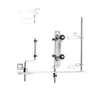 Elnwnnkc Guide Bracket for Overlock Machine, Second-Generation Metal Set with Knob Tension Control Structure for Sewing