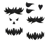 Elnwnnkc Halloween Bat Wall Sticker Black Felt Decorative Wall Stickers Decals Party Room Decoration Waterproof Season Accessories