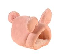 Elnwnnkc Hamster Cage Chinchillas Cage House Indoor Squirrel Bed Nest Warm Animal Bed Hamster