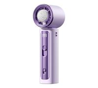 Elnwnnkc Handheld Cooling Fan with Ice Semiconductor Technology Adjustable Wind Speeds Up to 199 Gears Fast Speed Cooling Fan