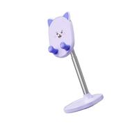 Elnwnnkc Height Adjustable Phone Stand, Cute Desktop Holder for Comfortable Viewing, Live Streaming and Online Classes Desktop Phone Holder Adjustable Tablet Stand Device Mount Video Call Streaming