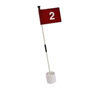 Elnwnnkc Home Golf Practice Flagstick Includes Cup and Flag for Realistic Putting Green Simulation ABS Golf Training