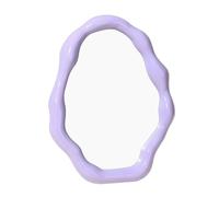 Elnwnnkc Irregular Oval Shape Makeup Mirrored for Desk Tabletop Living Room or Bedroom Vanity Mirrored and Jewelry Storage Unique Vanity