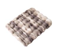 Elnwnnkc Large Size Pet Bed with Long Haired Furry Cover, Grey S. | Creative Design for Small to Large Pet, Soft Bed Comfortable Sofa for Household Animals, Birthday Gift