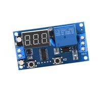Elnwnnkc LED Digital Time Delay Module Countdown Timer Control Switching Timing Module Anti Reverse Regulator Intermittent Timer Switching