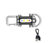 Elnwnnkc LED Flashlights Keychain Light USB Rechargeable Pocket Torches Outdoor Camping Working Light for Searching Hiking Outdoor Camping Working