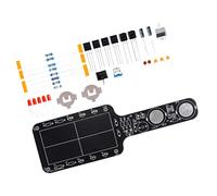 Elnwnnkc Metal Detector Set Handheld Detector LED Light Alarm Flashing Welding Practice Set Electronic Building Accessories Metal Transducer Circuit Board