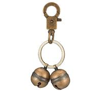 Elnwnnkc Metal Loudly Anti-lost Small Bells Keychain Men Women Backpack Cute Couple Pendant Keyring Birthday New Year Small Gifts Dogs Collar Bells for Dogs Collar Hiking for Loudly