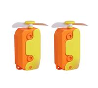 Elnwnnkc Miniature USB Rechargeable Handheld Fan with Fidgets Toy Function Carrot Design Portable for Offices School Travel Tiny Portable Fan
