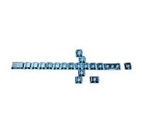 Elnwnnkc Orignal Profile Computer Keyboard Replacement Keycaps 19Pieces with Shining Through Unique Design Mechanical Keycaps