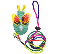 Elnwnnkc Parrots Flying Suit and Colorful Rope with Beautiful Butterfly-shape Bowknot Bird Straps Outdoor Activities Training Bird Flight Harness Vest