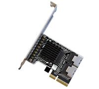Elnwnnkc PCIE3.0 to 2X SFF8087 SATA3.0 Expansion Card for Multiple Drive in Data Intensive Tasks
