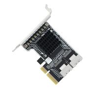 Elnwnnkc PCIE3.0 to 2X SFF8087 SATA3.0 Expansion Card for Multiple Drive in Data Intensive Tasks