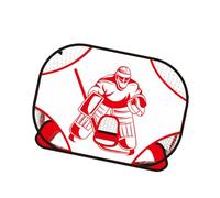 Elnwnnkc Polyster Substance Ice Hockey Practice Highlighting Goalkeeper Goal Plan for Excellent Accuracy and Realistic Exercises Hockey Goal with a Goalkeeper Pattern
