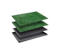 Elnwnnkc Puppies Training Washable Grass Mats Comfortable Surfaces Easyly Clean for Puppies Training Leakproof Media Dog Pad