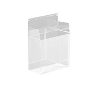 Elnwnnkc Scratchproof Card Collection Box With Clear Design PVC Packing Box Display Holder For Various Organzing Solution Collectible Storage