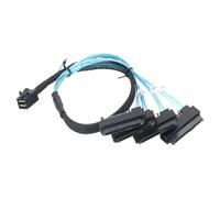 Elnwnnkc SFF-8643 to 4 Channel 29Pin SFF8482 12Gbps Adapter Cable for Data Center Storage Expansion Maintenance Data Transfer Cable