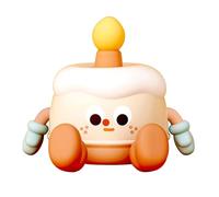 Elnwnnkc Silicone Birthday Cake Lamp Night Light LED Light with Phone Holder Rechargeable Bedroom Decors Gift Cake Lamp for Bedroom