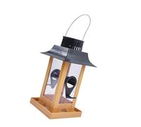 Elnwnnkc Spacious Holder and See Through Panel Heavy Duty PVC Frame for Various Conditions Animal Bird Feeder Permanent Bird Feeder