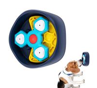 Elnwnnkc Stackable Dog Feeding Tray with Sliding Panels for Dry or Wet Food and Neat Meals Twirling Dog Food Container