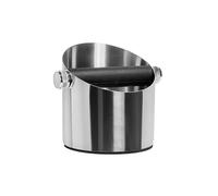 Elnwnnkc Stainless Steel Coffee Grounds Collection Box with Angled Opening for Clean Espresso Machine Care and Smooth Function Easy Clean Coffee Box
