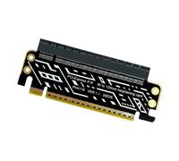 Elnwnnkc Upright PCIe X16 Conversion Board for Low Profile Bracket Adaptation, Slot Connector Adapter Card for Desktop Case Planning Use Fit