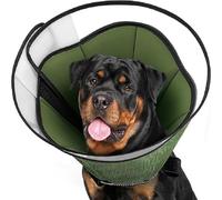 Elnwnnkc Veterinary Recovery Collar Surgical Collar Circles Shape Dogs Collars for Large and Media Dog Comfortable