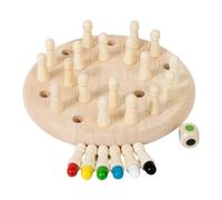 Elnwnnkc Wooden Memory Matching Stick Chess Concentration Training Educational Toy Intelligence Development Game for Children Cognitive Ability Learning Toy for Children