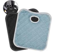 ELNX 2 Pcs Potty Training Car Seat Protector - Suck Water Anti-seepage Car Seat Cover for Child Seats | Baby Car Seat Protector | Pram Seat Liner Stroller Accessories(Black, Grey)