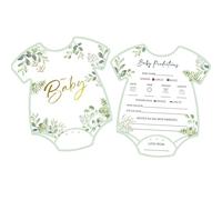ELNX 20 Pcs Baby Prediction Cards, Baby Shower Prediction Cards Baby Shower Decorations Baby Shower Games for Baby Shower Advice