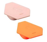 ELNX Magnetic Seam Guide for Sewing Machine, 2 Pcs Magnetic Seam Guide with Scale Seam Guide for Sewing Machine Sewing Accessories Magnetic Sewing Guide(Orange + Pink)