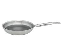 ELO 3582426 Frying Pan 18/10 Stainless Steel Pan, PFAS-Free, Non-Stick Pan, Induction, Mineral Non-Stick Coating, PFAS-Free, 18/10 Stainless Steel, Aluminium, Aluminium Grey, 24 cm