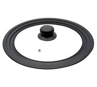 Elo 4001626 Universal Kitchen Lid 16/18/20 cm Adjustable Pot or Pan Lid Glass Carbon Steel Plastic 22.5 x 22.5 x 5 cm