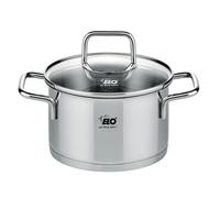 ELO 7241426 Stainless Steel Cooking Pot with Glass Lid 1.2 L, Suitable for All Hobs, 14 x 9.5 cm, Grey 10