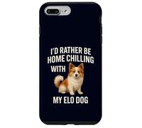 Elo Dog Funny I'd Rather Be Home Chilling Dog Mom Dad Case for iPhone 7 Plus/8 Plus