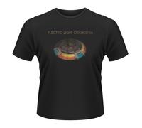 ELO Men's Mr Blue Sky Album T-Shirt, Black, Large