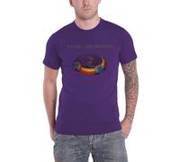 ELO T Shirt Mr Blue Sky Band Logo new Official Mens Purple