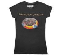 ELO T Shirt Mr Blue Sky Band Logo Official Womens Skinny Fit Black S
