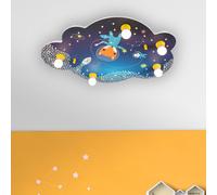 Elobra Ceiling light picture cloud Space Mission, blue