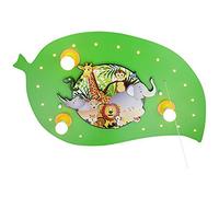 Elobra Roof Light, Wood, E14, Green