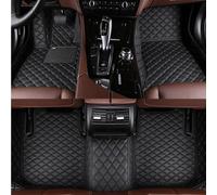 ELODEK Custom Leather Car Floor Mats for Nissan Juke 2019 2020 2021 2022 2023 2024 2025, All-Weather Front Rear Row Carpet Set Waterproof Non-Slip Protection Floor Liners,A-Black