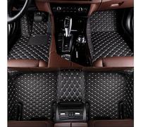ELODEK Custom Leather Car Floor Mats for Volvo EX30 2023 2024 2025, All-Weather Front Rear Row Carpet Set Waterproof Non-Slip Protection Floor Liners,D-Black/Beige