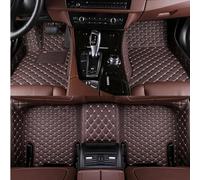 ELODEK Custom Leather Car Floor Mats for Volvo XC90 (7 seats) 2015-2020 2021 2022 2023 2024 2025, All-Weather Front Rear Row Carpet Set Waterproof Non-Slip Protection Floor Liners,E-Coffee